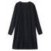 Women Solid Color Long Sleeve Loose Casual Cardigans Outwears Women Solid Color Long Sleeve Loose Casual Cardigans Outwears