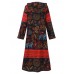Women Printed Frog Buttons Long Sleeve Thin Hooded Cardigans Women Printed Frog Buttons Long Sleeve Thin Hooded Cardigans